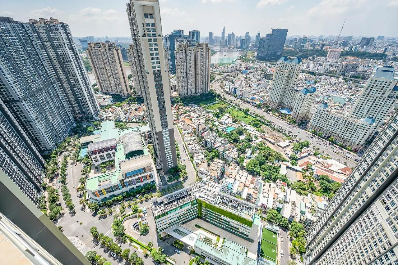 Apartment 호치민 강과 시내가 한눈에 보이는 럭셔리 3Br 아파트